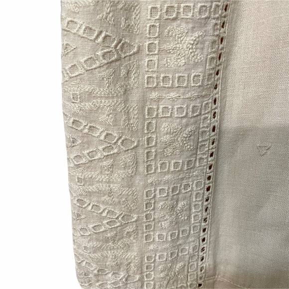 SCOTCH &‎ SODA Maison Women's Cream Boho Long Belted Midi Dress Size 3/4 - Picture 7 of 12